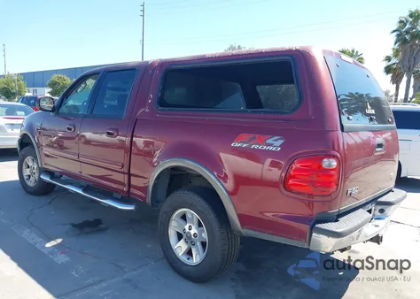 2003 Ford F-150 Lariat/Xlt from USA, damaged, VIN 1FTRW08L63KA45599